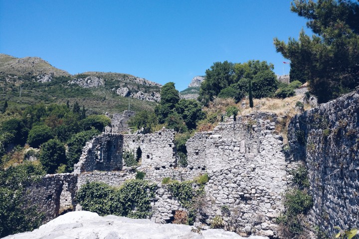 Ruinen der Altstadt Bar Montenegro