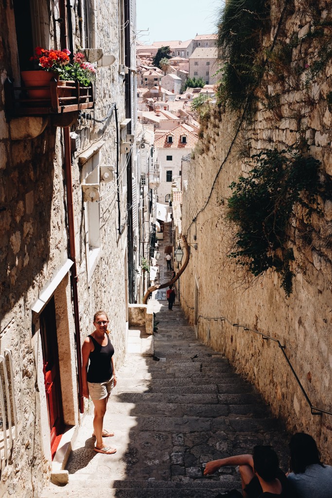 Gasse in Dubrovnik Altstadt