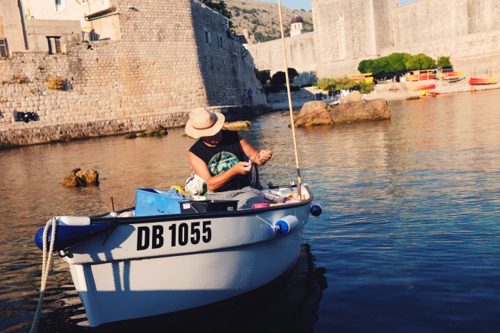 Fischer Hafen Dubrovnik 
