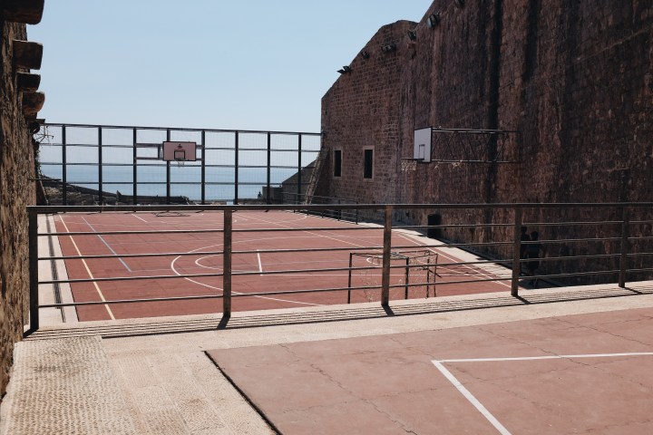 Basketballfelder von Dubrovnik 