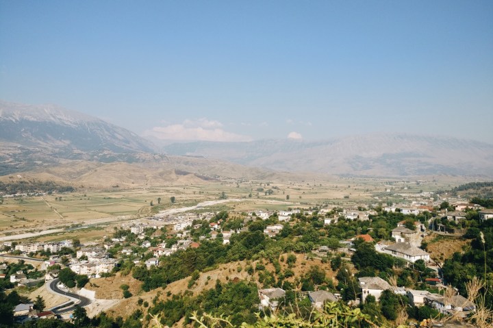 Ausblick Gjirokastra